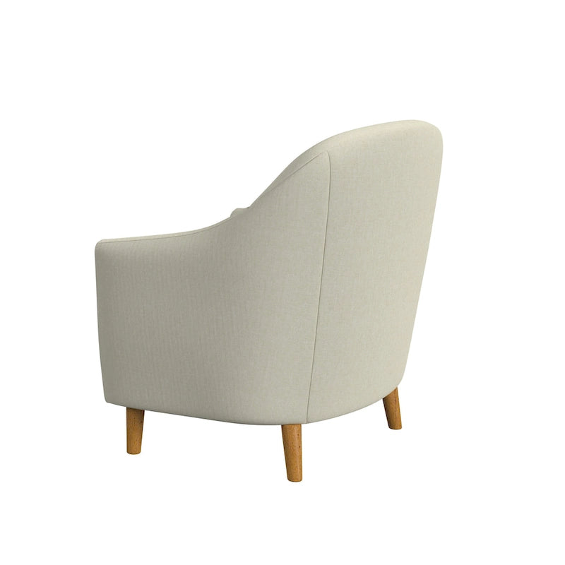 Poltrona capitonné HomePop con bottoni
