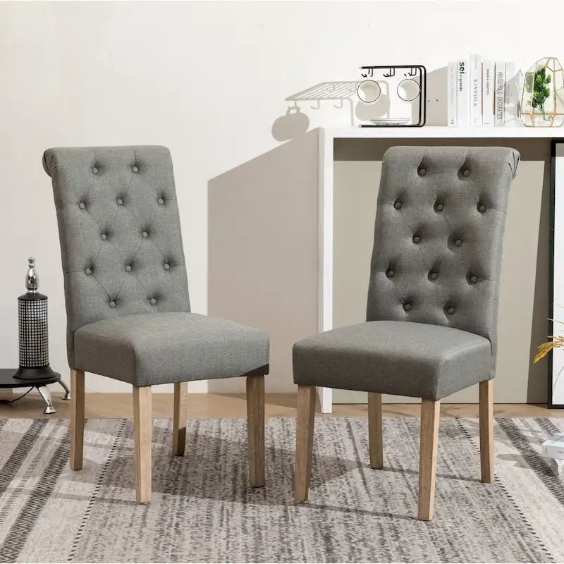 Sedia da pranzo imbottita Parsons Schwalbach Copper Grove (set di 2)