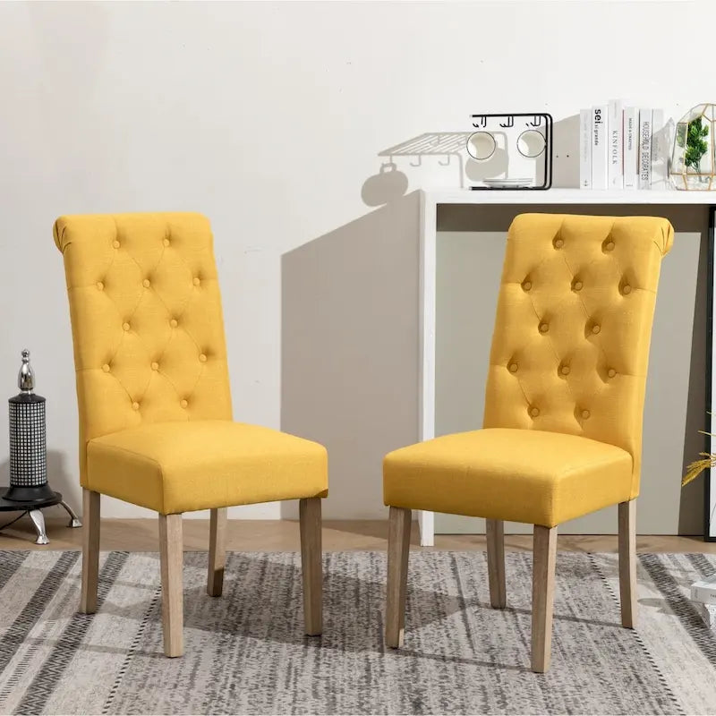 Sedia da pranzo imbottita Parsons Schwalbach Copper Grove (set di 2)