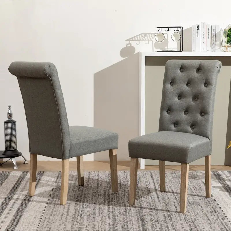 Sedia da pranzo imbottita Parsons Schwalbach Copper Grove (set di 2)
