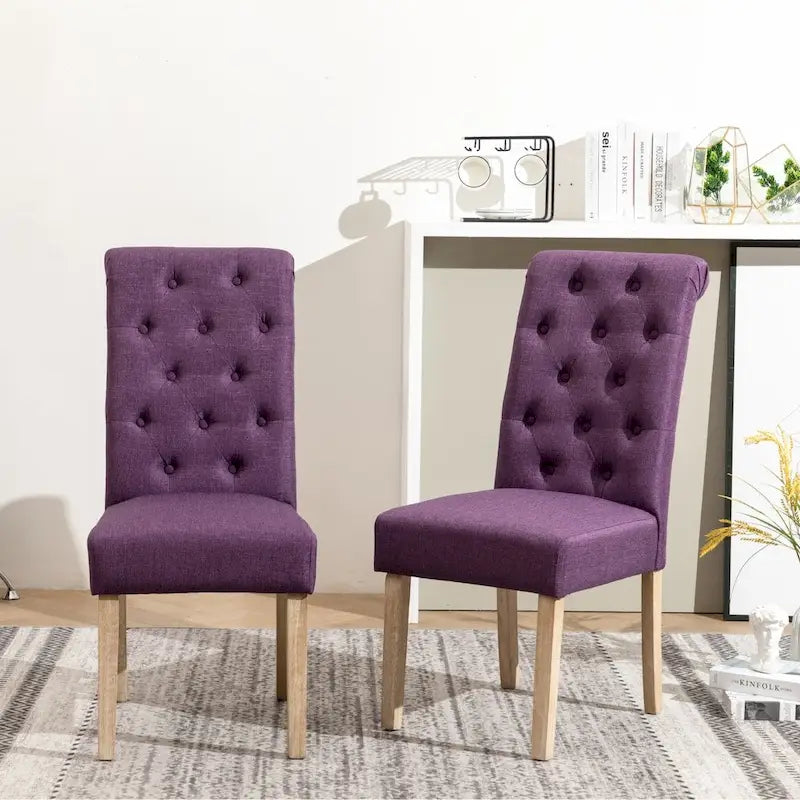Sedia da pranzo imbottita Parsons Schwalbach Copper Grove (set di 2)
