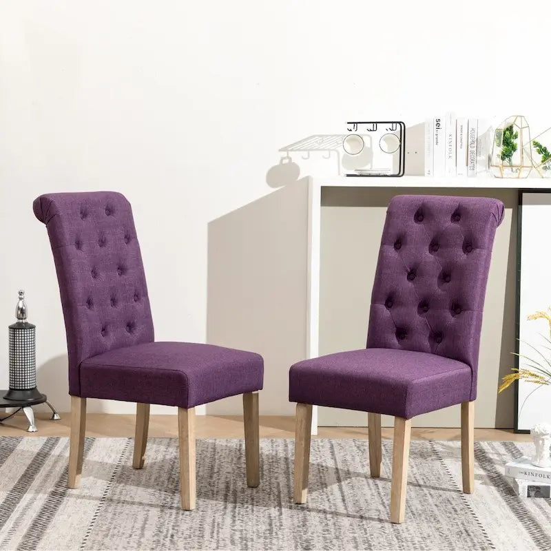 Sedia da pranzo imbottita Parsons Schwalbach Copper Grove (set di 2)