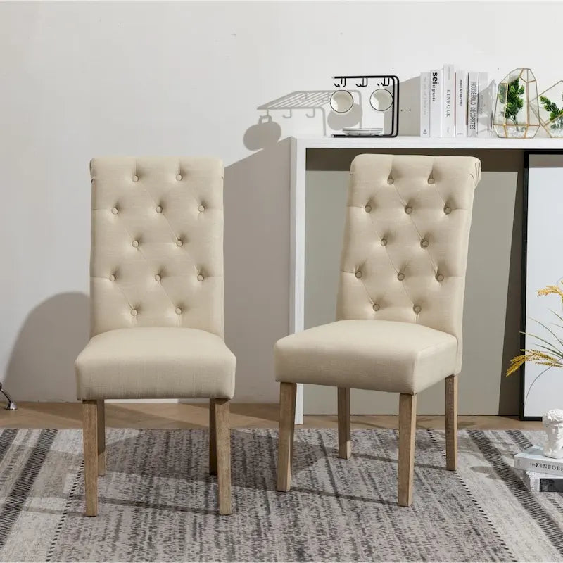 Sedia da pranzo imbottita Parsons Schwalbach Copper Grove (set di 2)