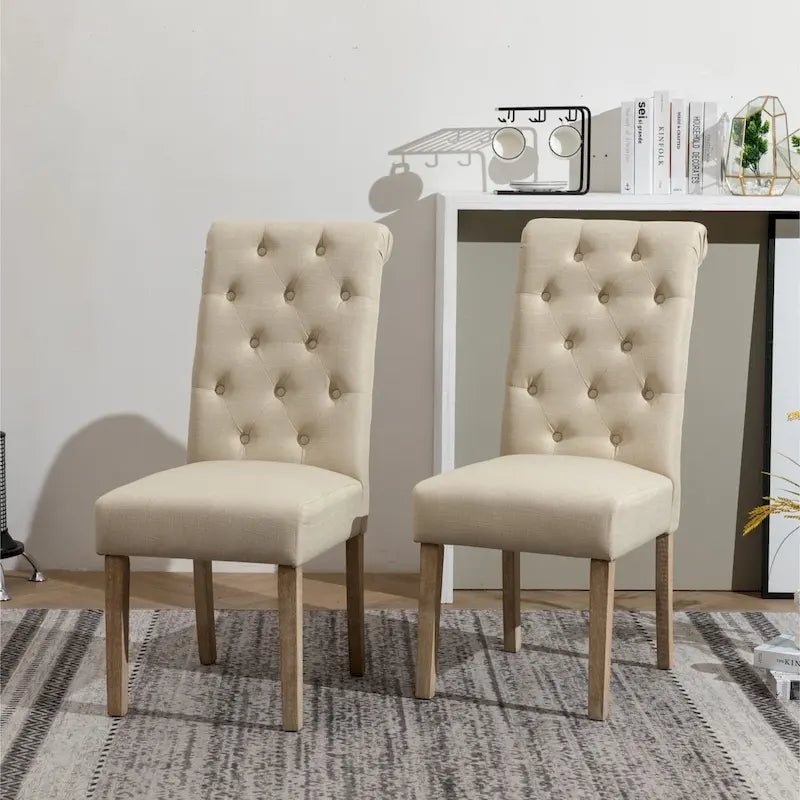 Sedia da pranzo imbottita Parsons Schwalbach Copper Grove (set di 2)