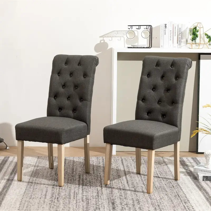 Sedia da pranzo imbottita Parsons Schwalbach Copper Grove (set di 2)