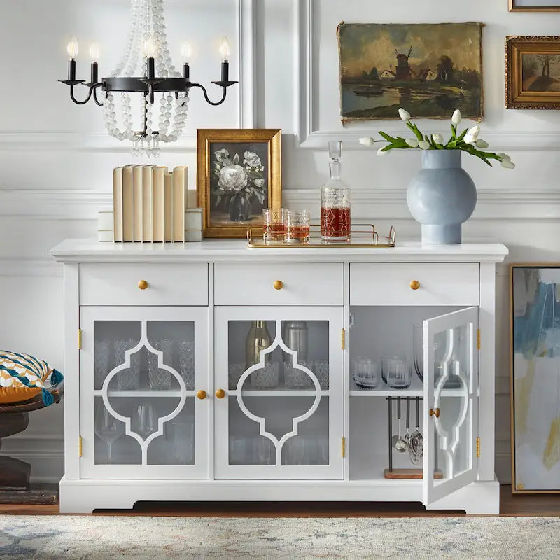 Credenza con ante in vetro Lifestorey Giana