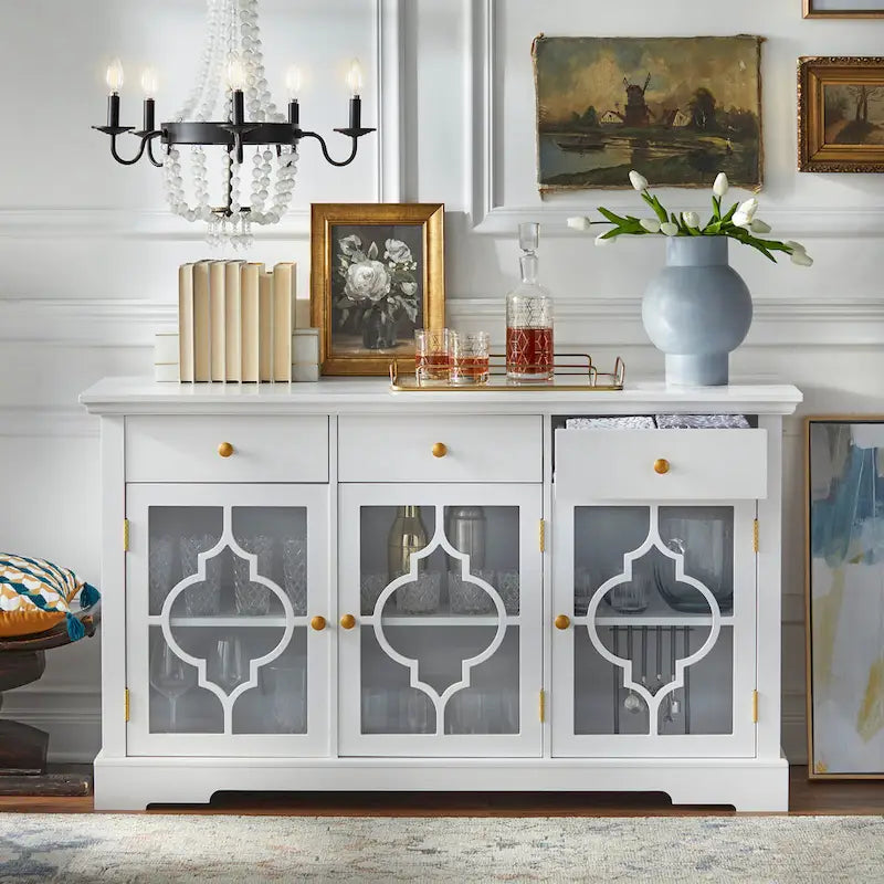 Credenza con ante in vetro Lifestorey Giana