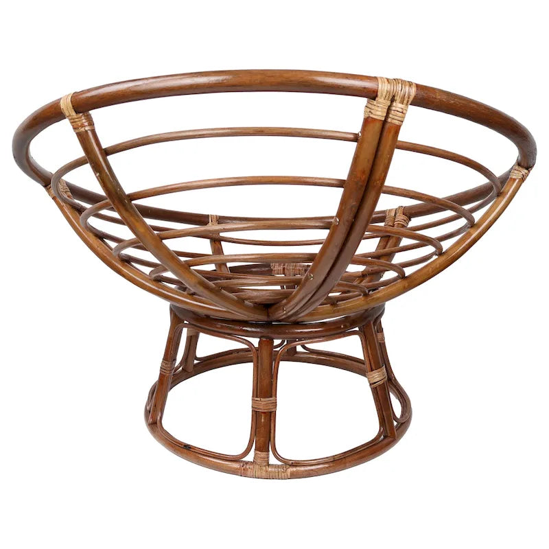 Sedia Papasan Bali da 42 pollici con cuscino in poliestere fantasia
