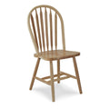 Sedia da pranzo Windsor Arrowback in legno massello