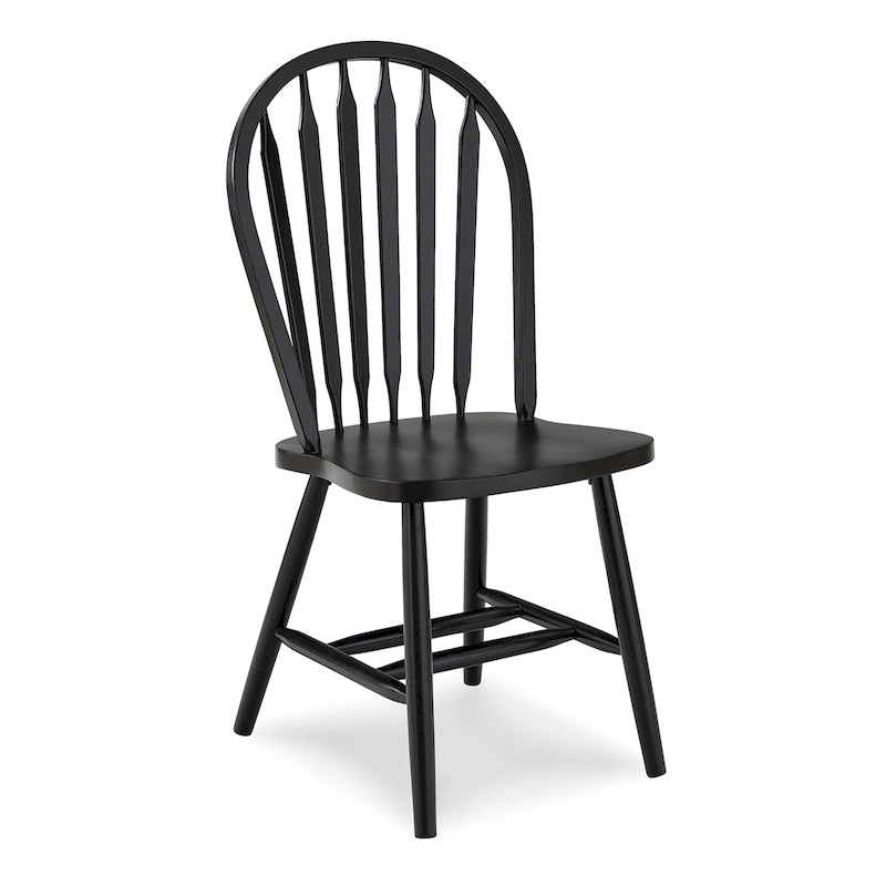 Sedia da pranzo Windsor Arrowback in legno massello