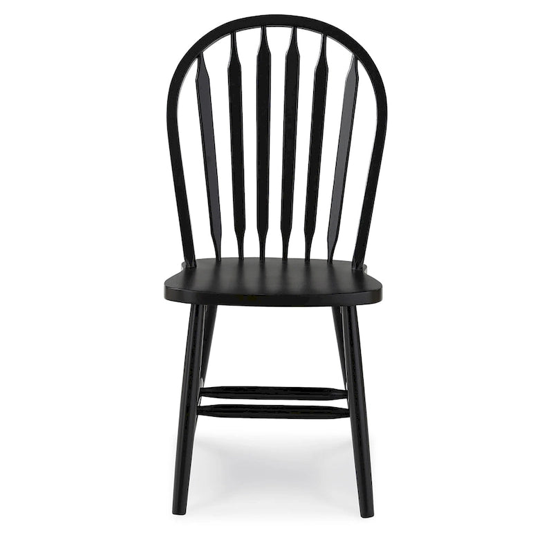 Sedia da pranzo Windsor Arrowback in legno massello