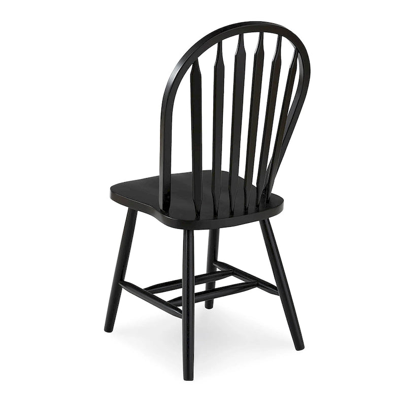 Sedia da pranzo Windsor Arrowback in legno massello