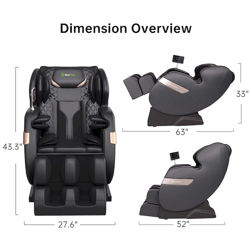 Poltrona massaggiante riscaldata Ukuowu Favor-03 Plus ADV con schermo LCD, Dual-core S Track, controllo APP, Shiatsu a gravità zero