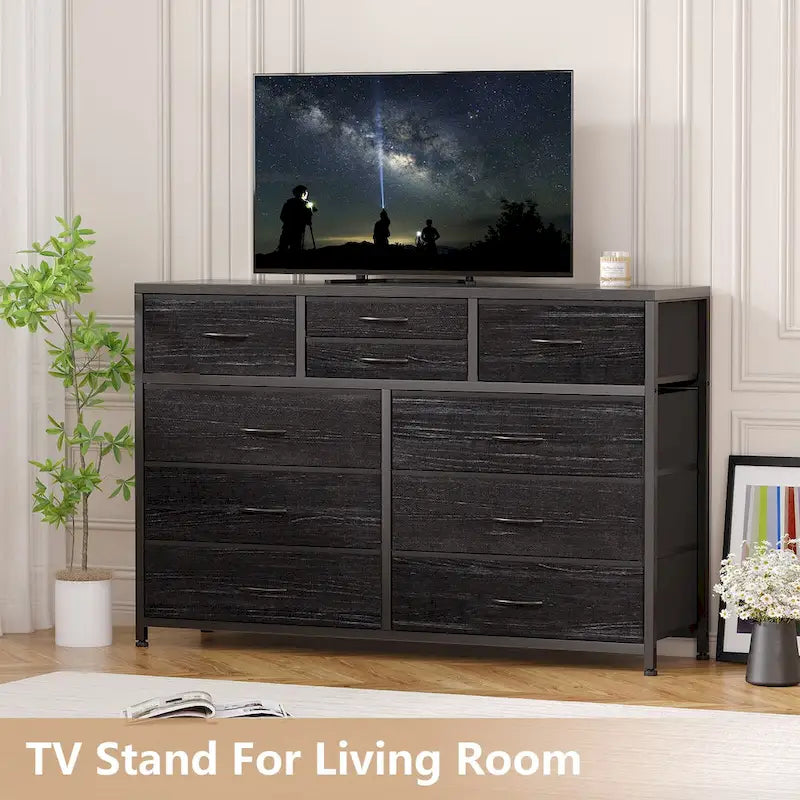 Mobile TV moderno con 10 cassetti - n/d