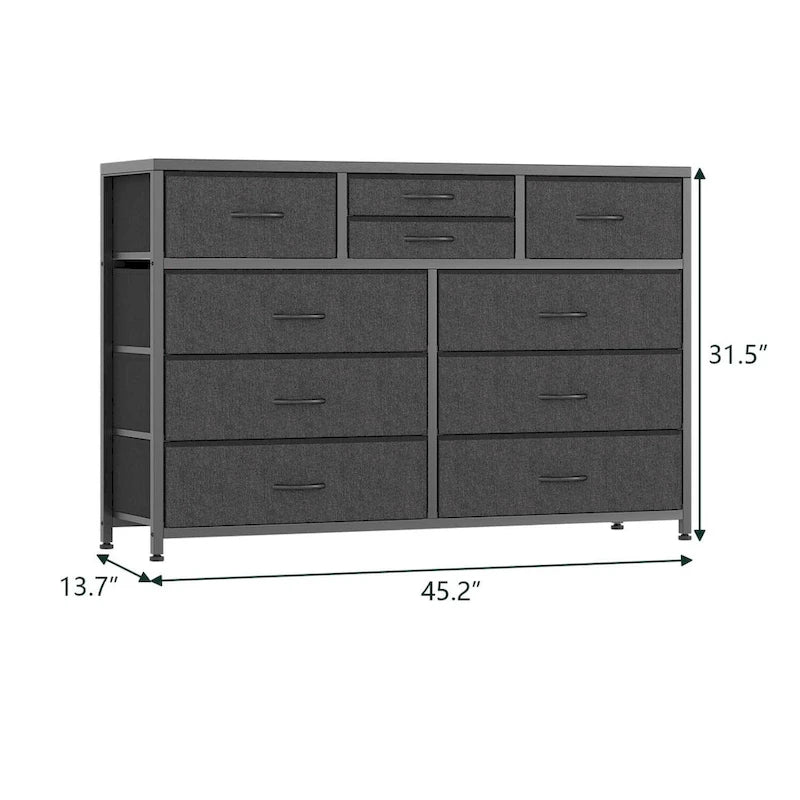 Mobile TV moderno con 10 cassetti - n/d