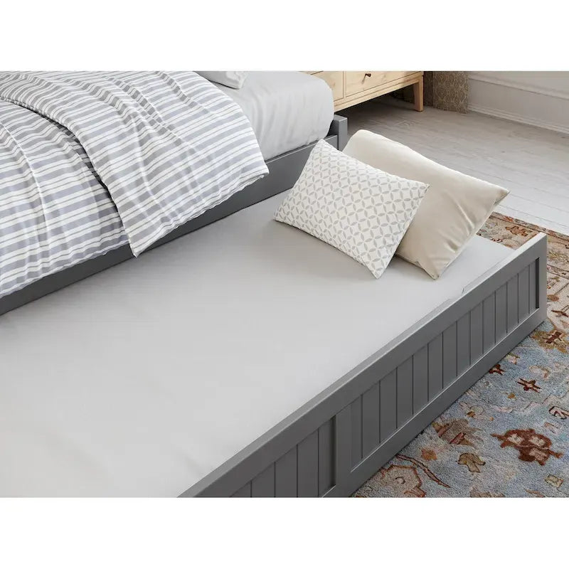 Divano letto Cambridge Twin in legno con letto estraibile singolo