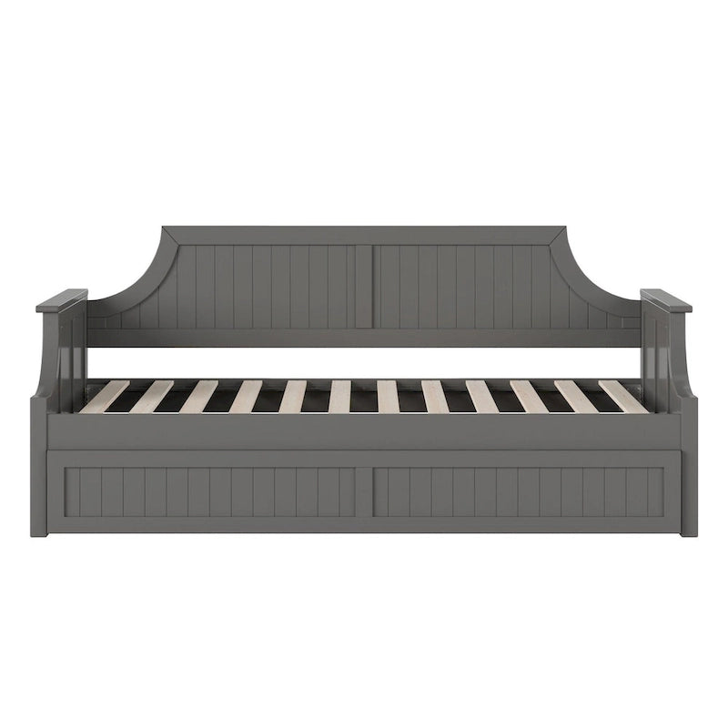 Divano letto Cambridge Twin in legno con letto estraibile singolo