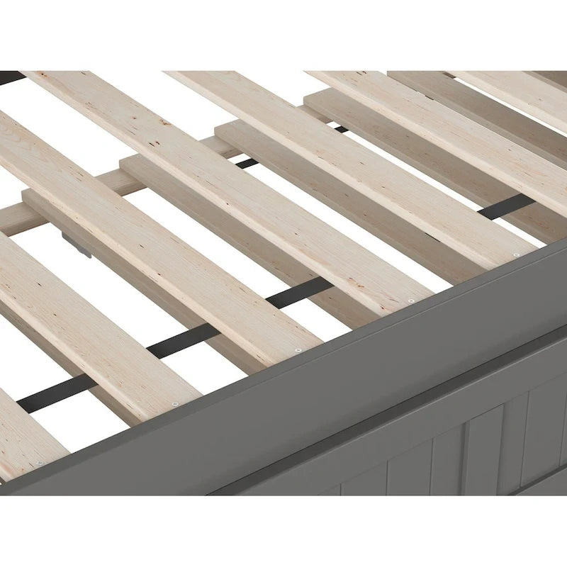 Divano letto Cambridge Twin in legno con letto estraibile singolo