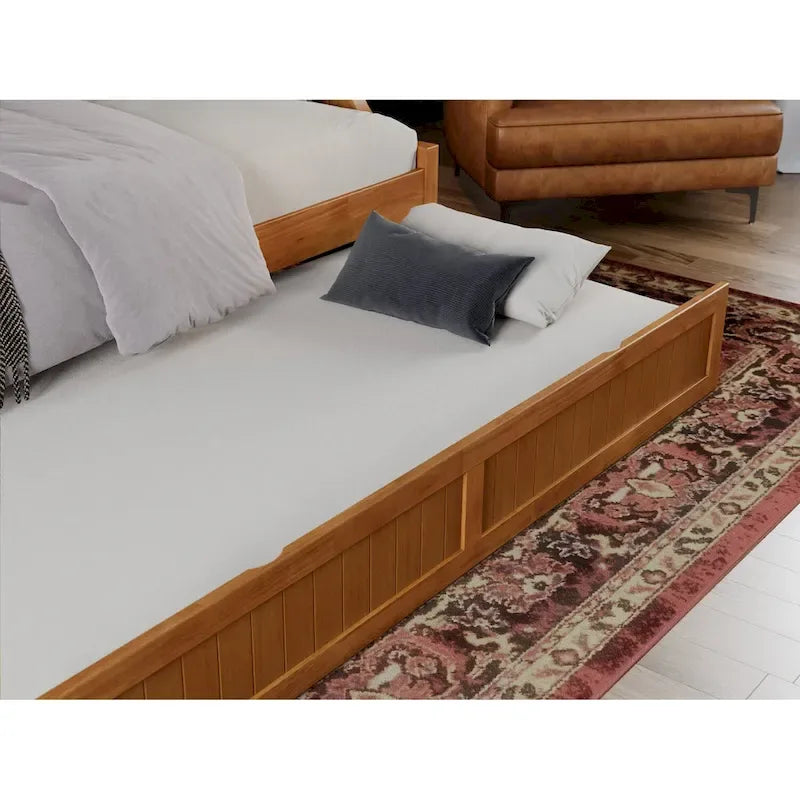 Divano letto Cambridge Twin in legno con letto estraibile singolo