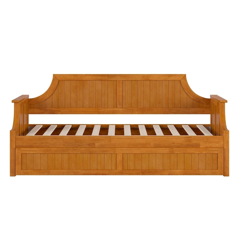 Divano letto Cambridge Twin in legno con letto estraibile singolo