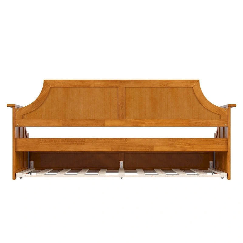 Divano letto Cambridge Twin in legno con letto estraibile singolo