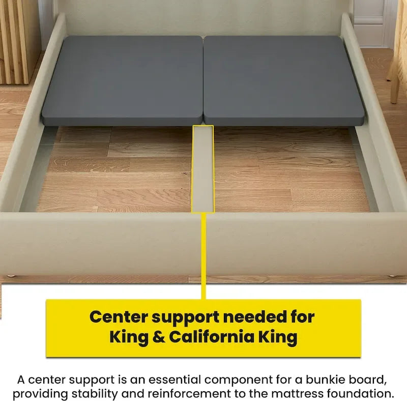 Onetan, 1.5 Diviso completamente assemblato Bunkie Board per supporto materasso/letto