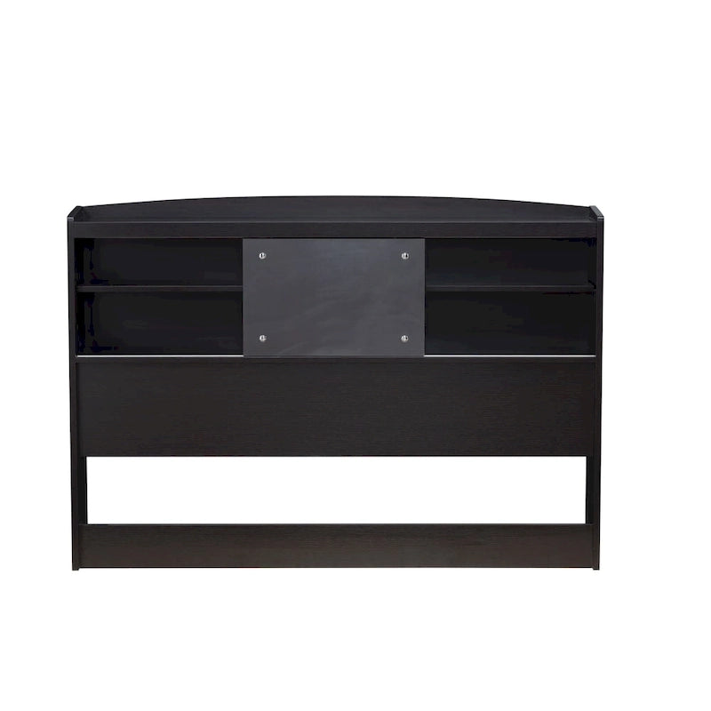 Testiera da letto DH BASIC Contemporary Cappuccino a 6 ripiani di Denhour