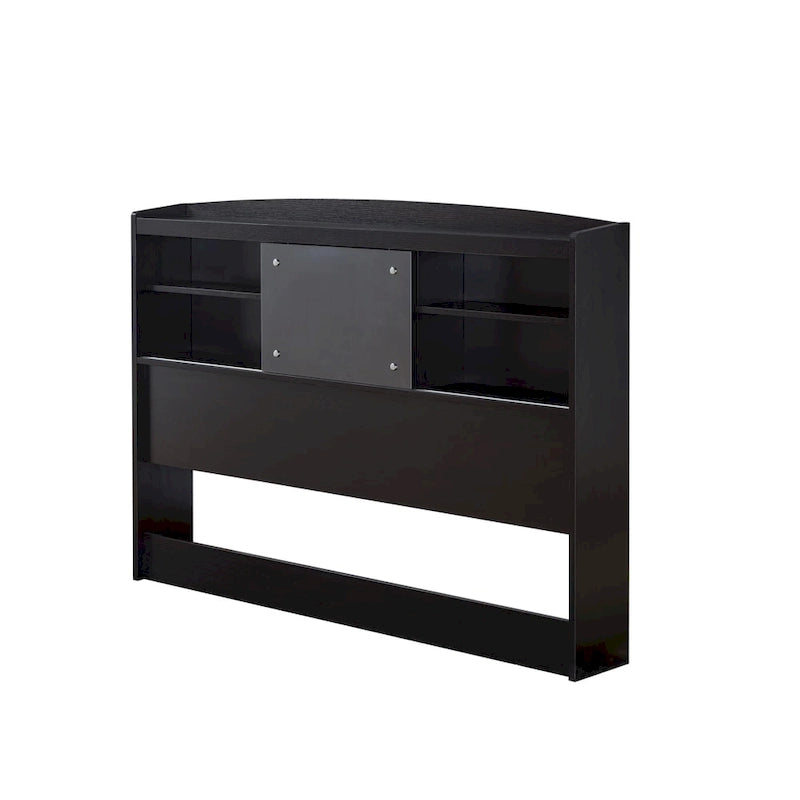 Testiera da letto DH BASIC Contemporary Cappuccino a 6 ripiani di Denhour