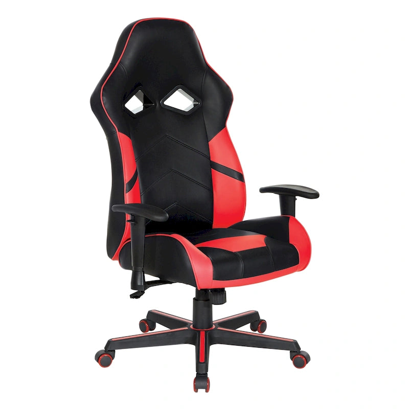 Sedia da gaming Vapor in similpelle con dettagli colorati