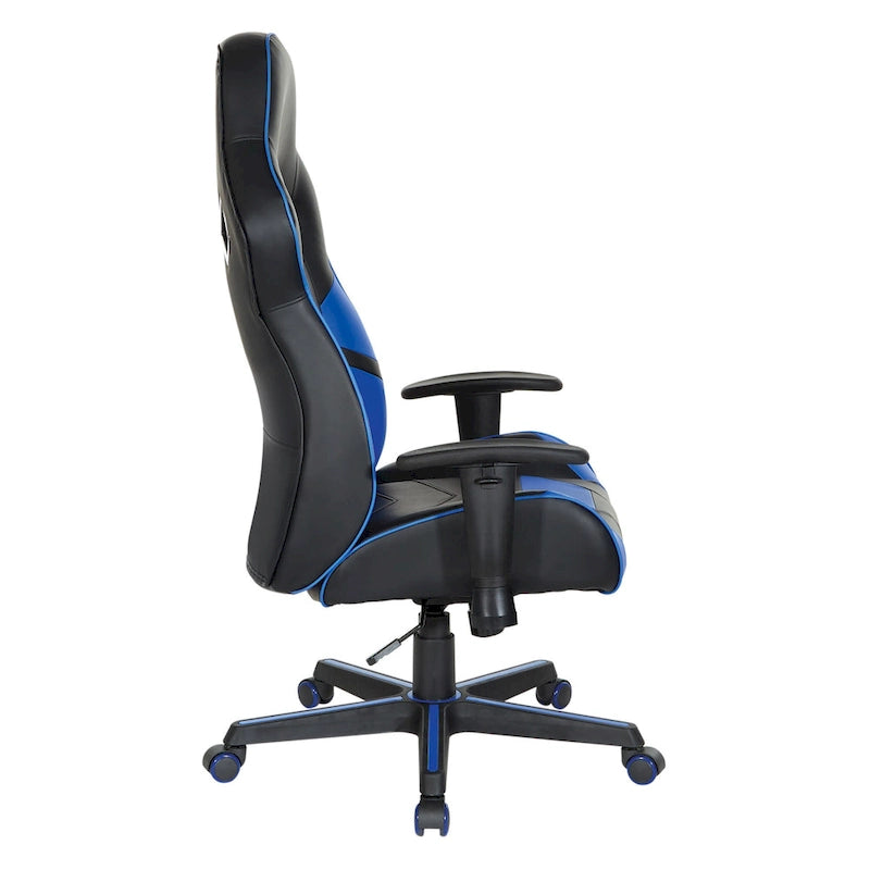 Sedia da gaming Vapor in similpelle con dettagli colorati