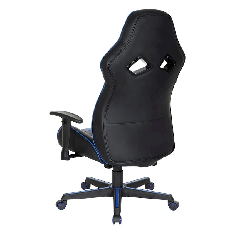 Sedia da gaming Vapor in similpelle con dettagli colorati