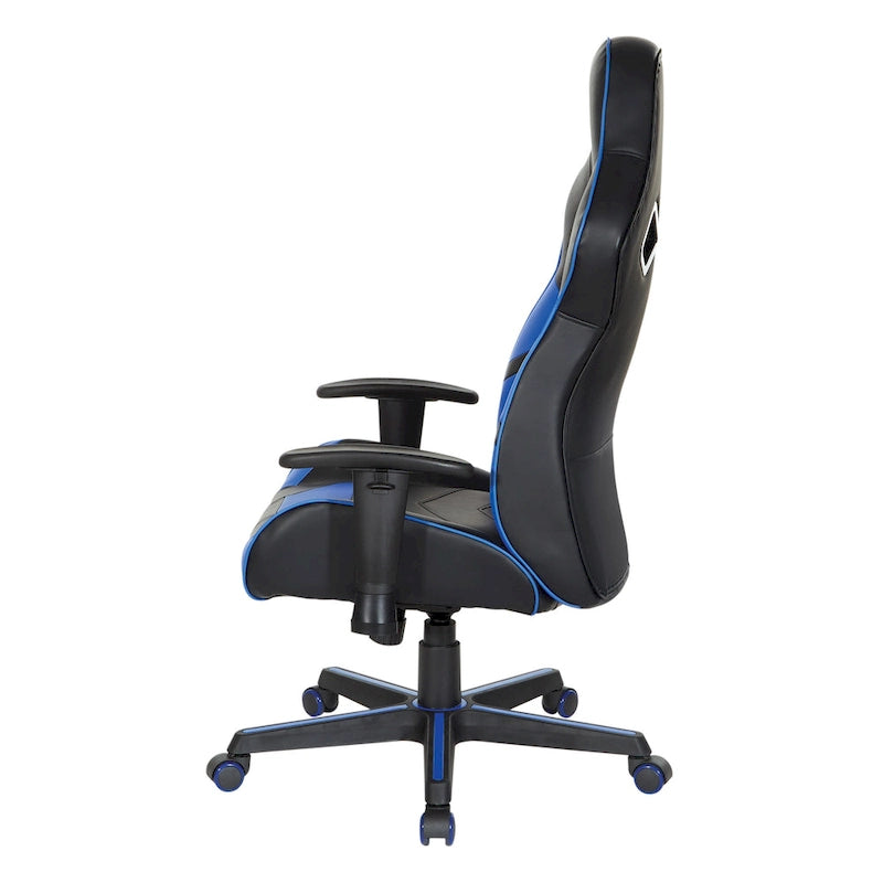 Sedia da gaming Vapor in similpelle con dettagli colorati
