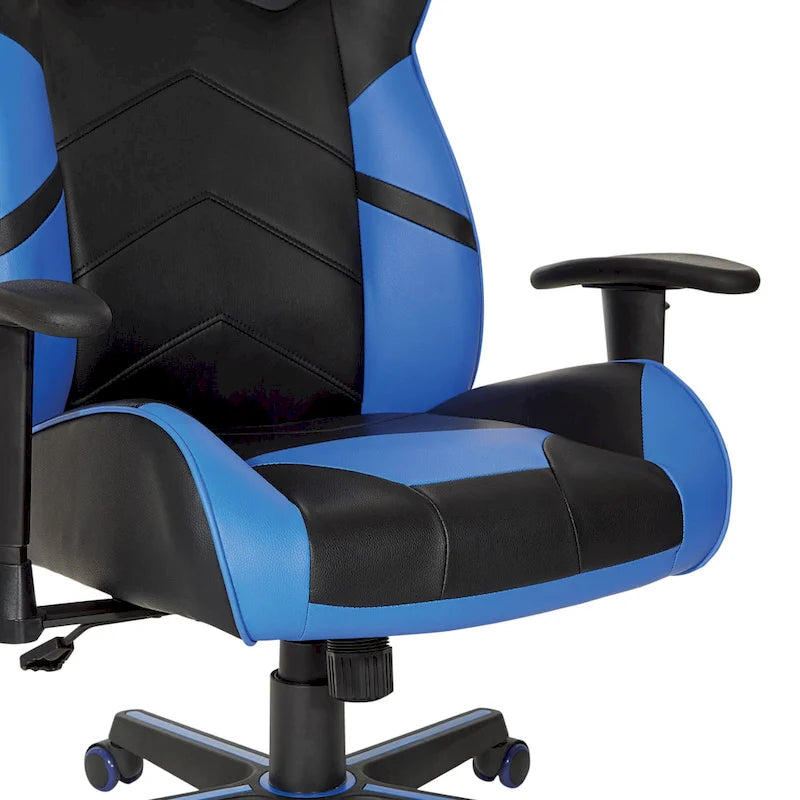 Sedia da gaming Vapor in similpelle con dettagli colorati