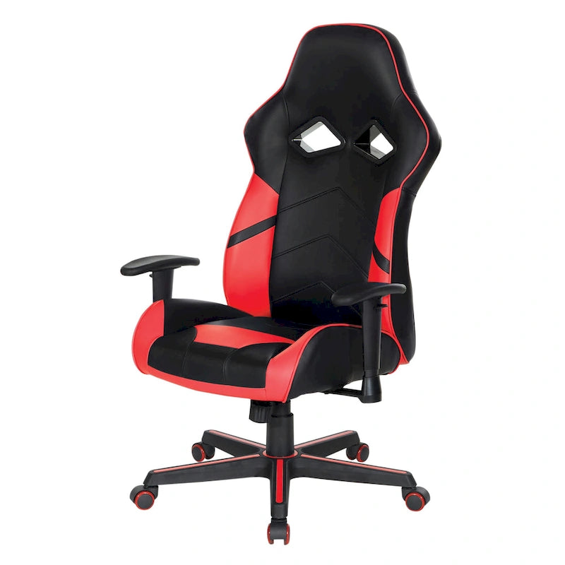 Sedia da gaming Vapor in similpelle con dettagli colorati