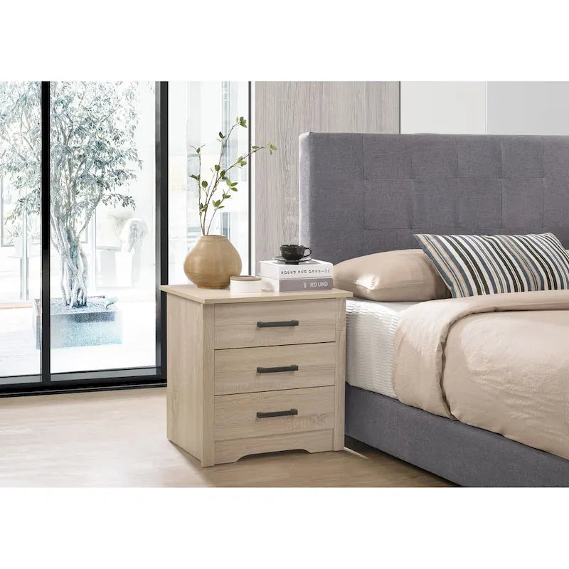 Comodino Hudson a 3 cassetti