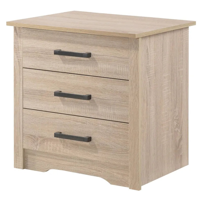 Comodino Hudson a 3 cassetti