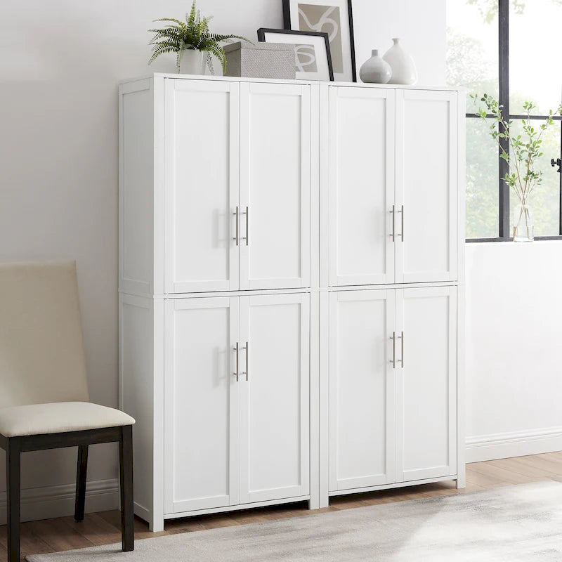 Mobili dispensa Crosley Savannah a 6 ripiani (set da 2) - 56 l x 15 p x 67 h