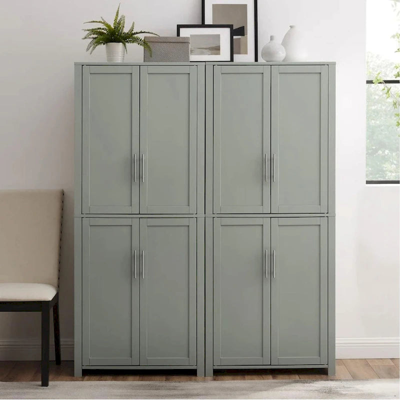 Mobili dispensa Crosley Savannah a 6 ripiani (set da 2) - 56 l x 15 p x 67 h