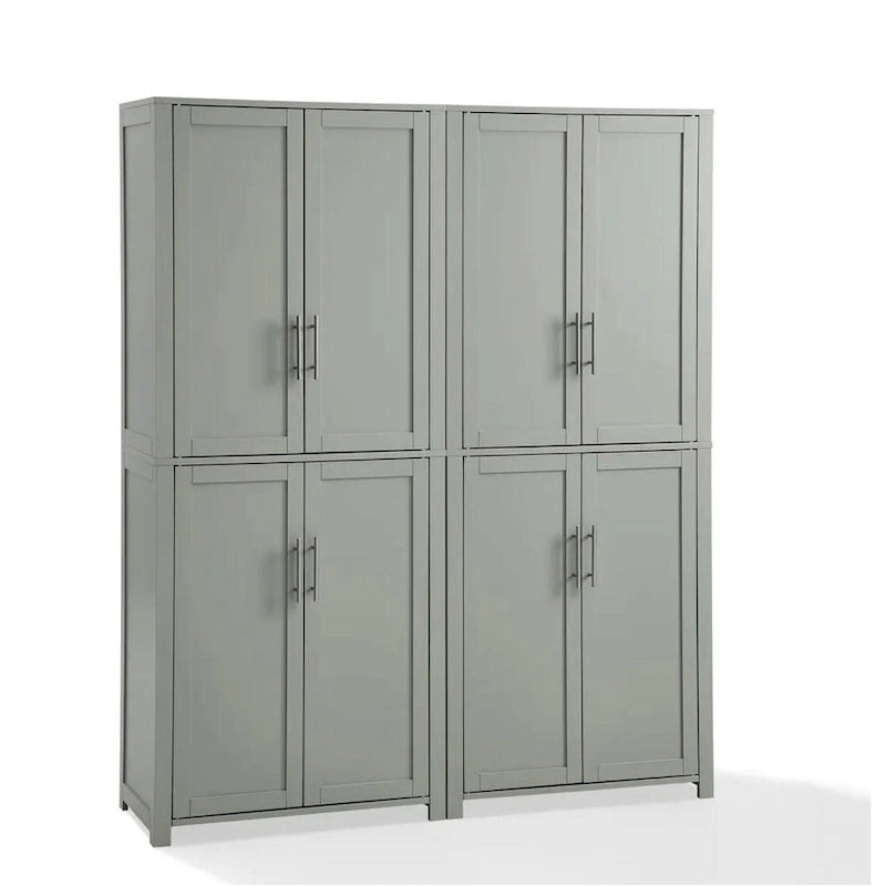 Mobili dispensa Crosley Savannah a 6 ripiani (set da 2) - 56 l x 15 p x 67 h