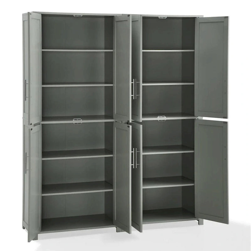 Mobili dispensa Crosley Savannah a 6 ripiani (set da 2) - 56 l x 15 p x 67 h