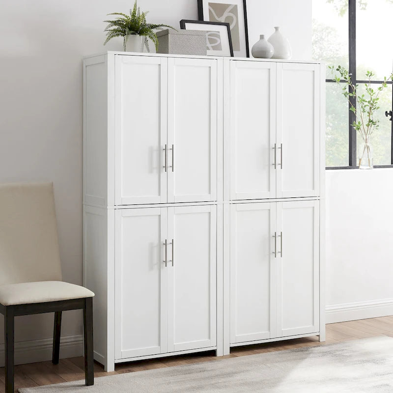 Mobili dispensa Crosley Savannah a 6 ripiani (set da 2) - 56 l x 15 p x 67 h