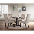 Tavolo rotondo con piedistallo Carolina Living Carson 47