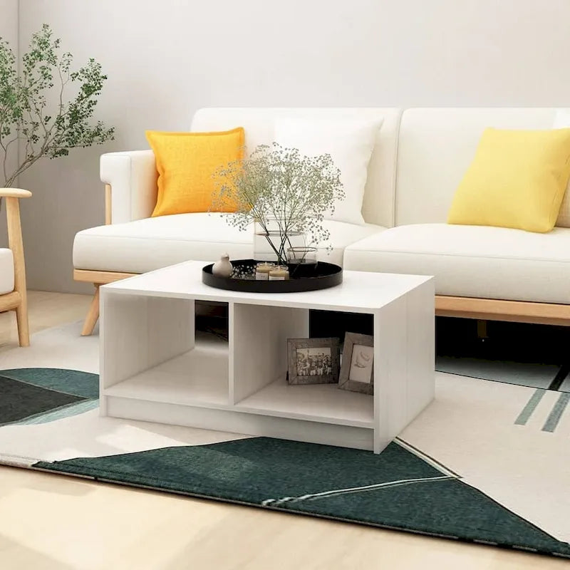 vidaXL Tavolino da caffè in legno massello di pino 29,5 x 13,2 cm Tavolino da divano multicolore - 29,5 x 19,7 x 13,2 cm