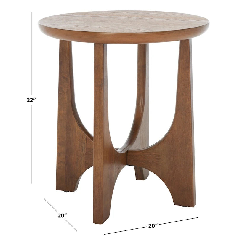 Tavolino decorativo in legno SAFAVIEH Couture Zvetka - 20 pollici di larghezza x 20 pollici di profondità x 22 pollici di altezza - 20 pollici di larghezza x 20 pollici di profondità x 22 pollici di altezza