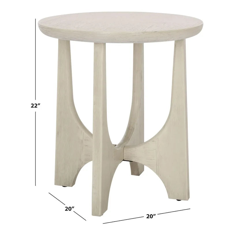 Tavolino decorativo in legno SAFAVIEH Couture Zvetka - 20 pollici di larghezza x 20 pollici di profondità x 22 pollici di altezza - 20 pollici di larghezza x 20 pollici di profondità x 22 pollici di altezza