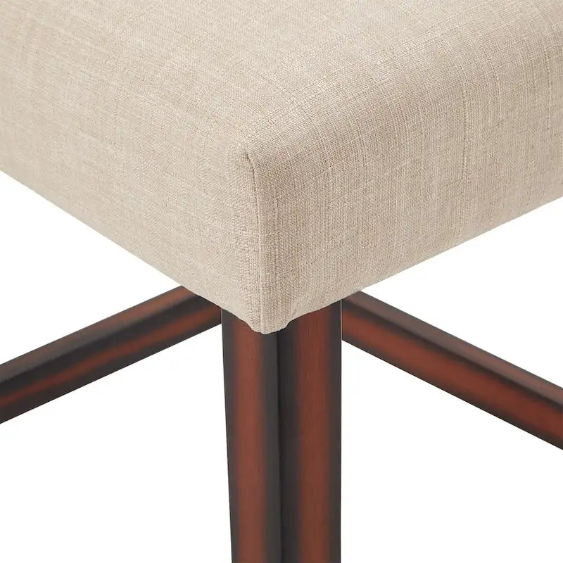 Sgabelli alti Parson Classic Linen da bancone (set da 2) di iNSPIRE Q Bold