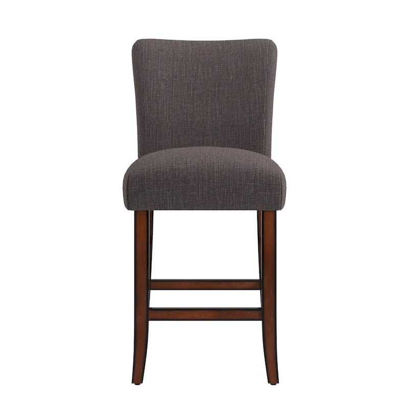 Sgabelli alti Parson Classic Linen da bancone (set da 2) di iNSPIRE Q Bold