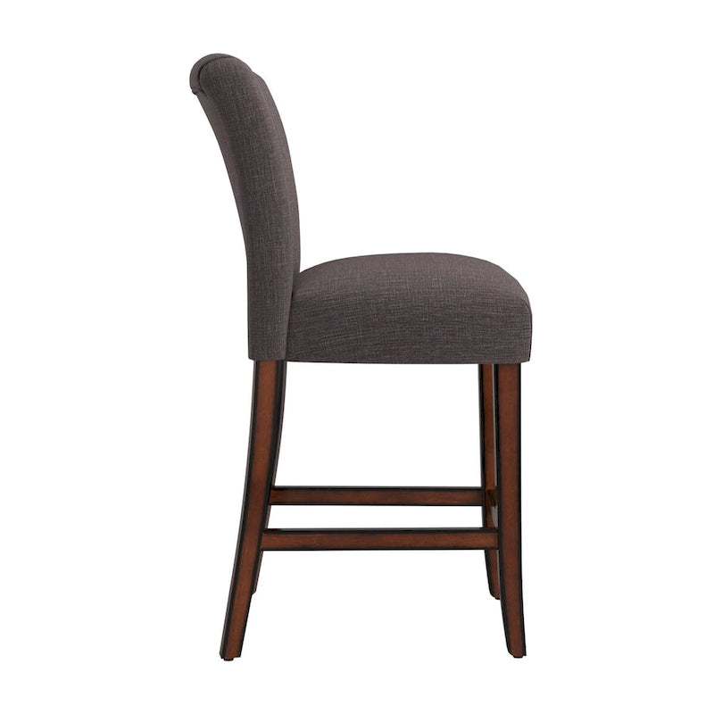 Sgabelli alti Parson Classic Linen da bancone (set da 2) di iNSPIRE Q Bold