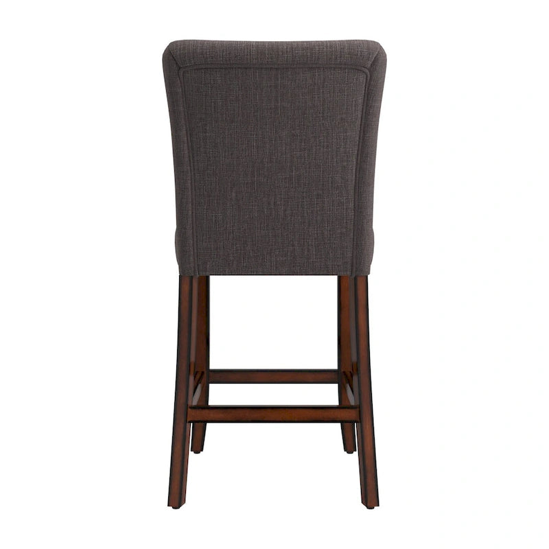 Sgabelli alti Parson Classic Linen da bancone (set da 2) di iNSPIRE Q Bold