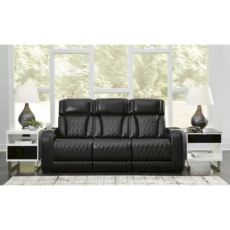Divano reclinabile Signature Design by Ashley Boyington Black Power - 86 L x 38 P x 44 A